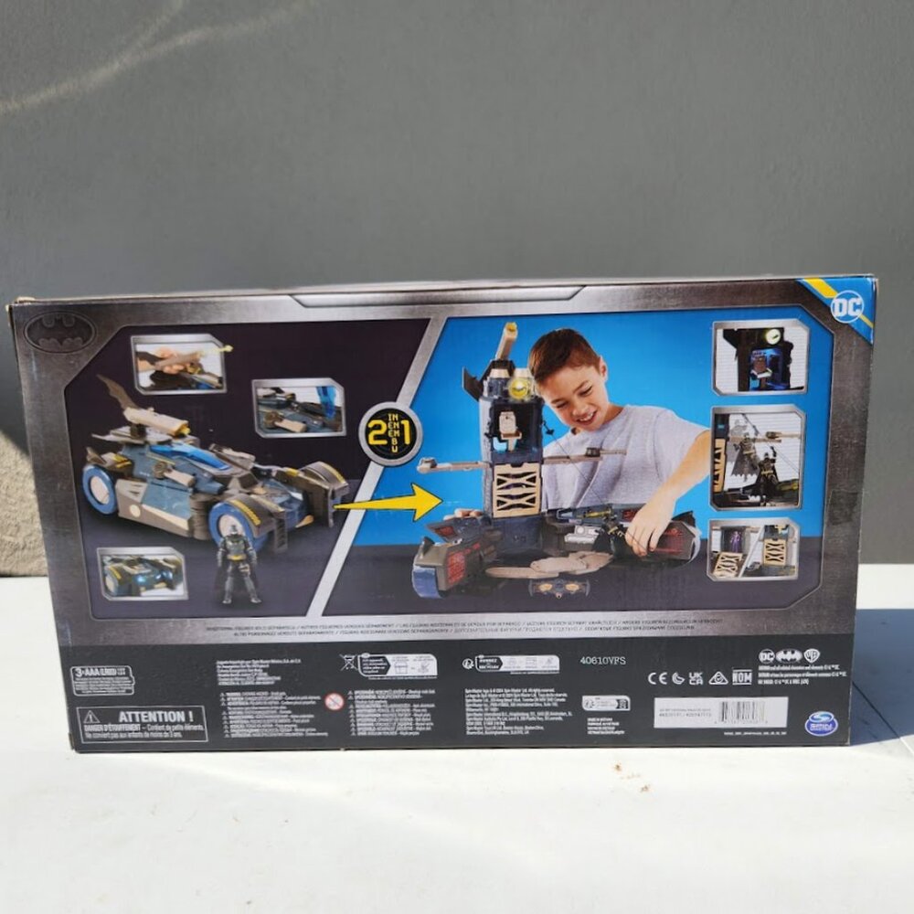 NEW DC Comics Batman Ultimate Transforming Batmobile Playset Toy Figure Glider L - Picture 12 of 16